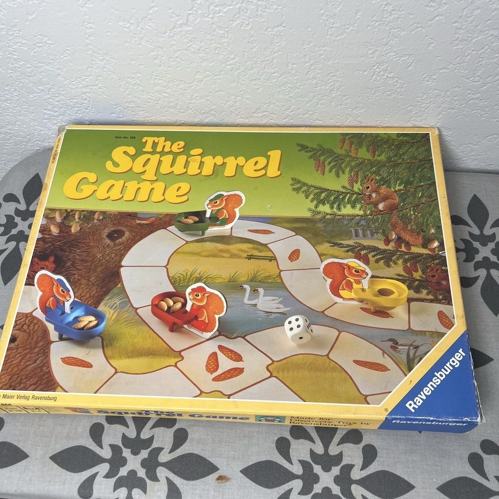 The Squirrel Game Board Game Ravensburger 1987 Almost Complete No Manual